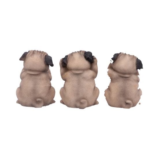 NEMESIS NOW Three wise pugs figurica 801269135751