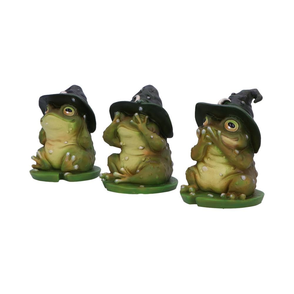 NEMESIS NOW THREE WISE TOADS figure 10.3CM 801269155384