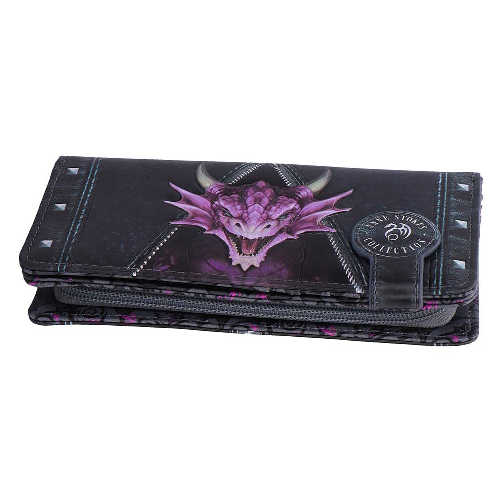 NEMESIS NOW UNZIPPED DRAGON EMBOSSED torbica 18.5CM 801269160814