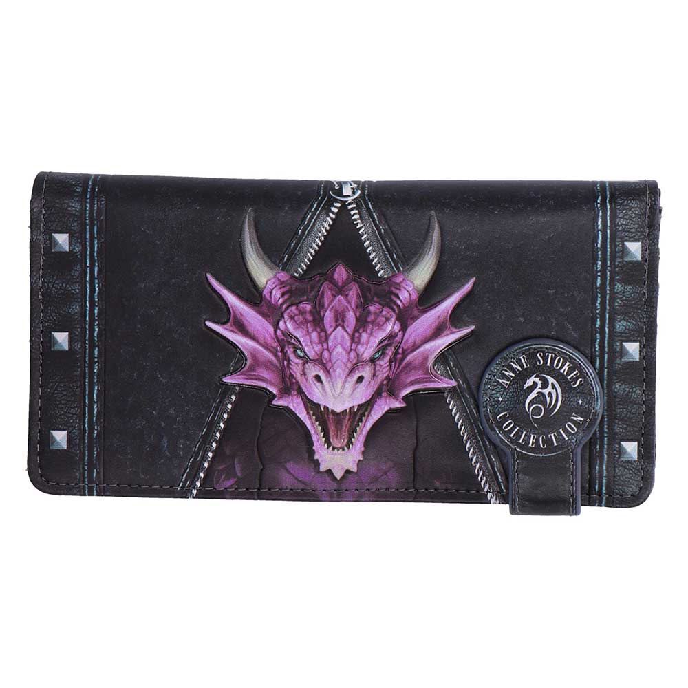 NEMESIS NOW UNZIPPED DRAGON EMBOSSED torbica 18.5CM 801269160814