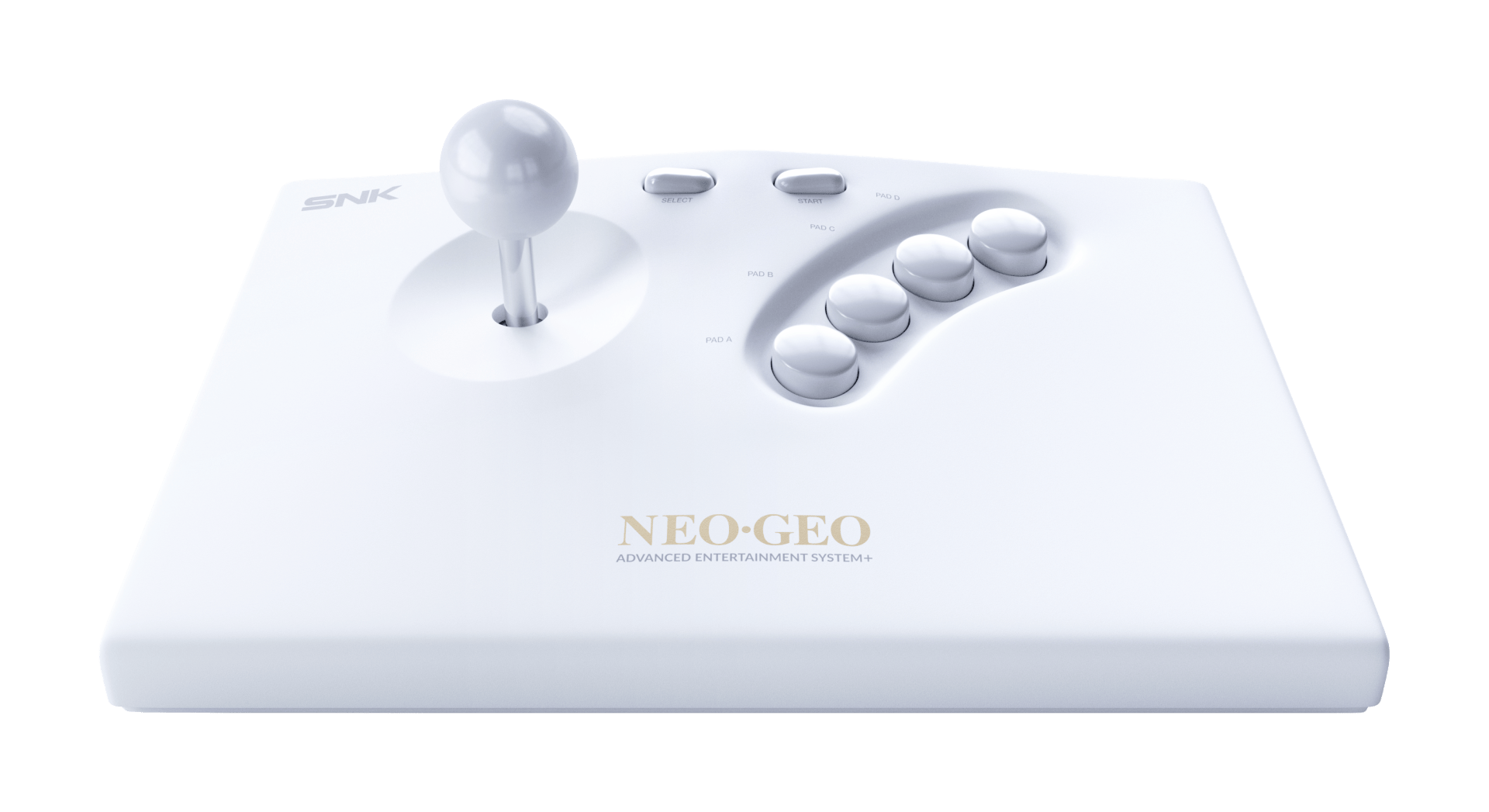 NEOGEO AES+ brezžična arkadna igralna palica bele barve 4020628550356
