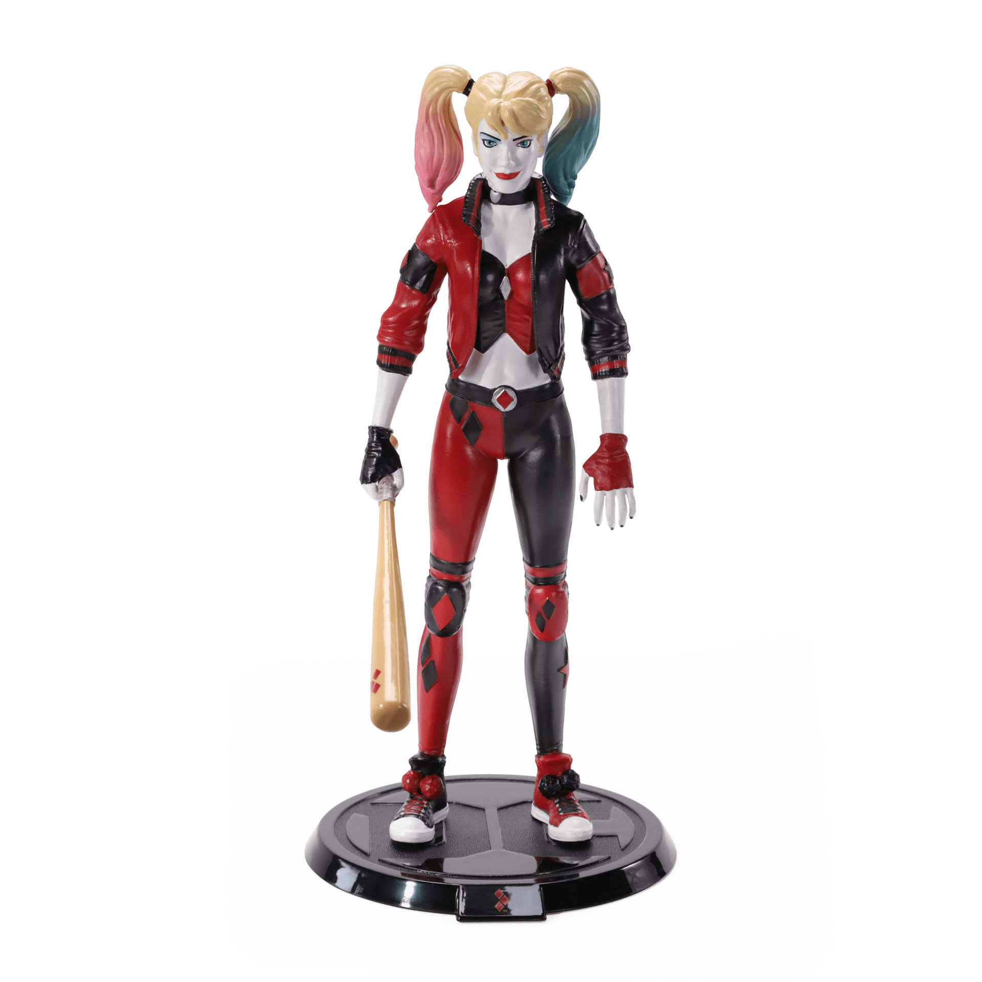 NOBLE COLLECTION DC - SS - HARLEY QUINN BOP REBIRTH BENDYFIG (COMIC) 849421007607