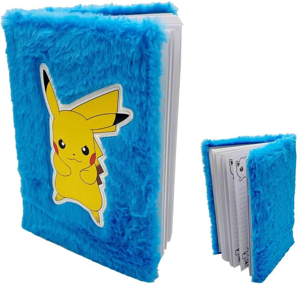 POKEMON - PIKACHU PLUSH beležka A5 svetlo modra 3701638732918
