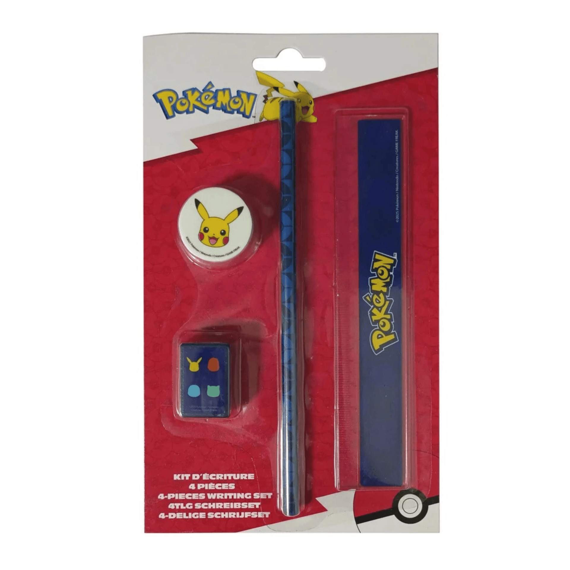 POKEMON - STATIONERY 4-delni pisalni set 3701638727365