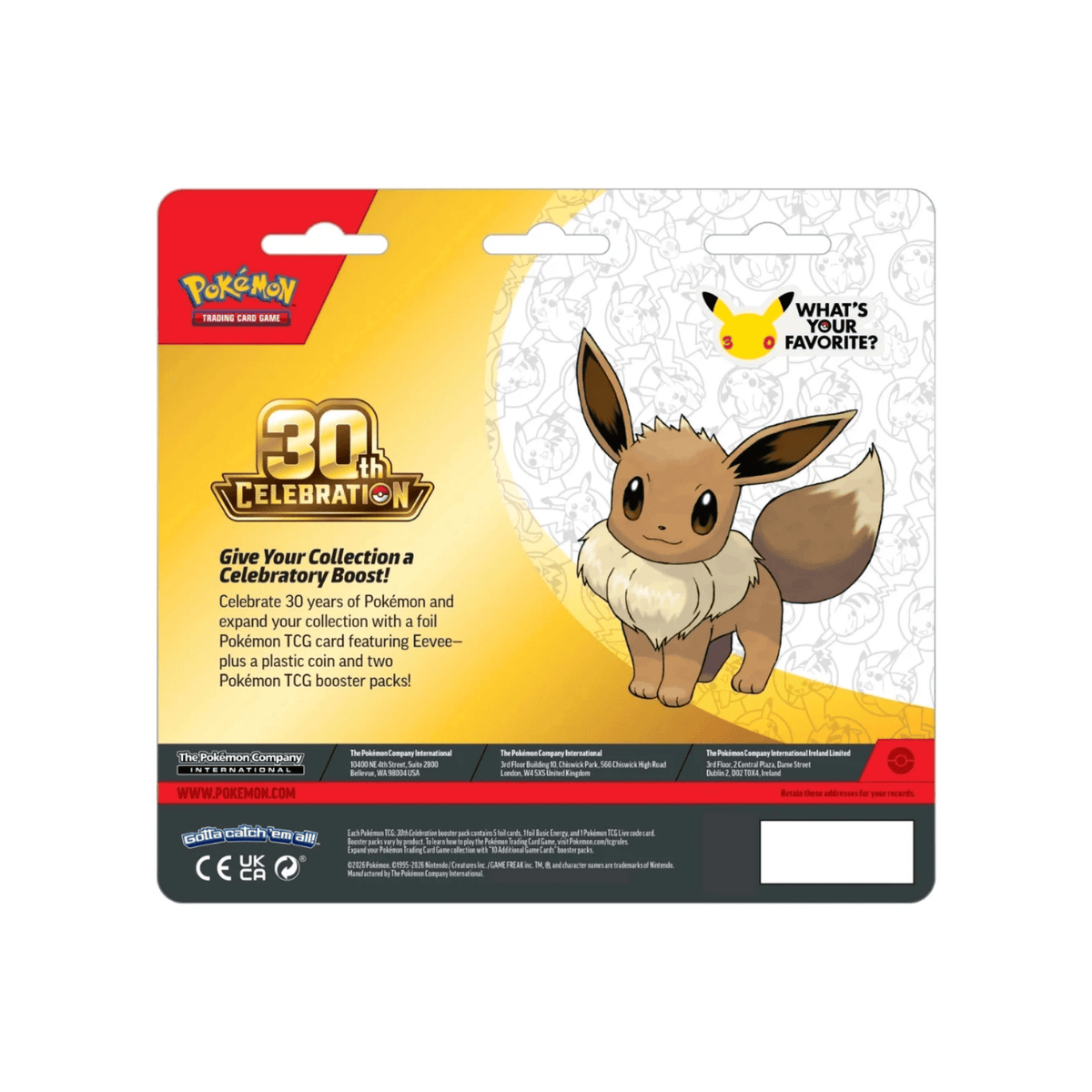 POKEMON TCG: 30th Celebration 2-Pack Blister 196214152281