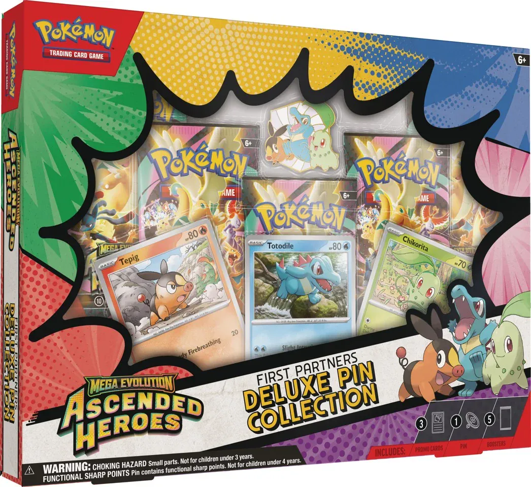 POKEMON TCG: Mega Evolution - Ascended Heroes - Deluxe Pin Collection 196214131026