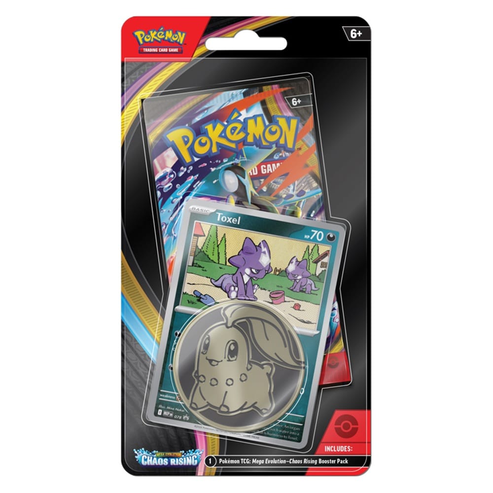 POKEMON TCG: MEGA EVOLUTION - CHAOS RISING - CHECKLANE BLISTER 196214140547