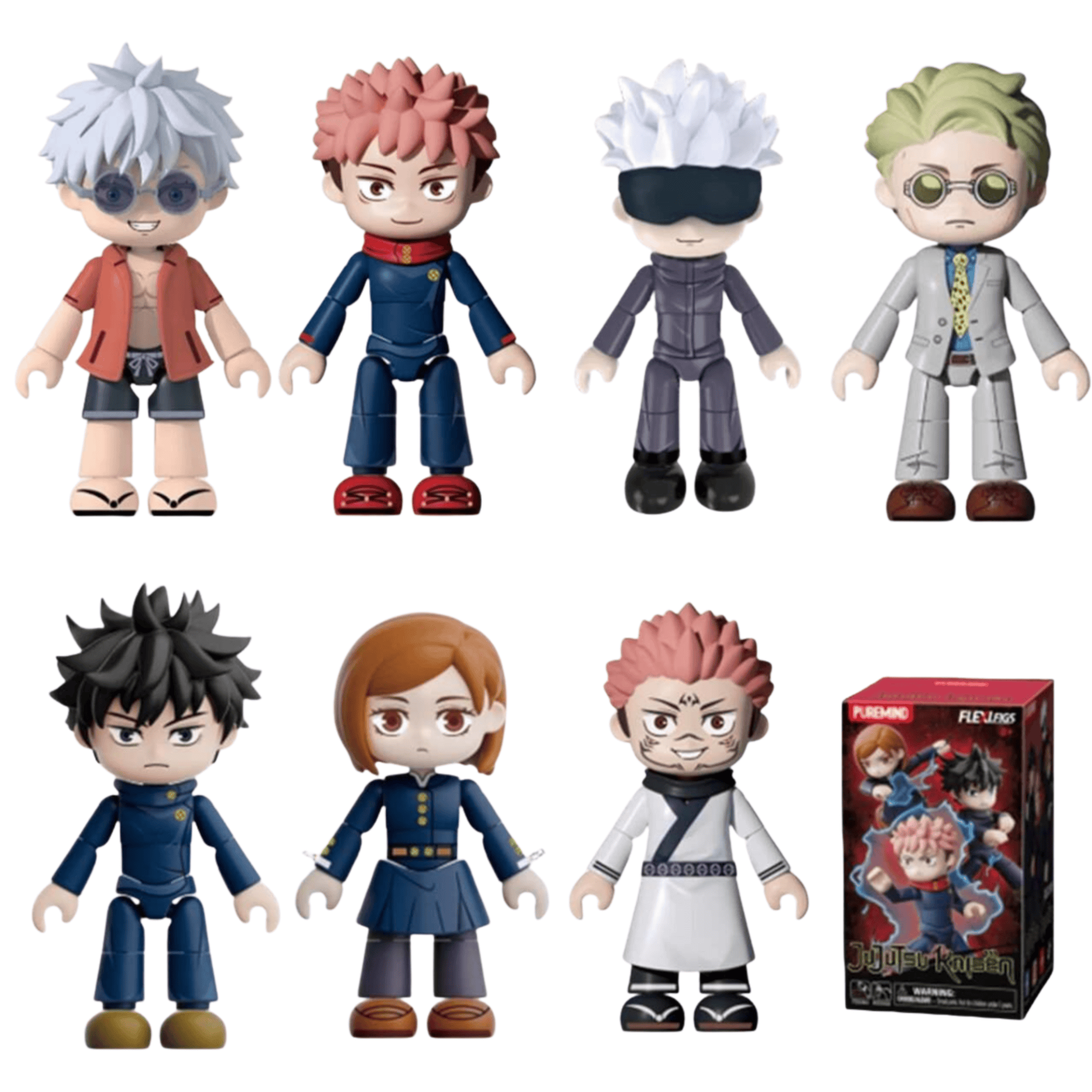 PUREMIND: JUJUTSU KAISEN - FLEXI FIGS - TOTAL ASSAULT SERIES figura (ASSORTED) 6973817325168