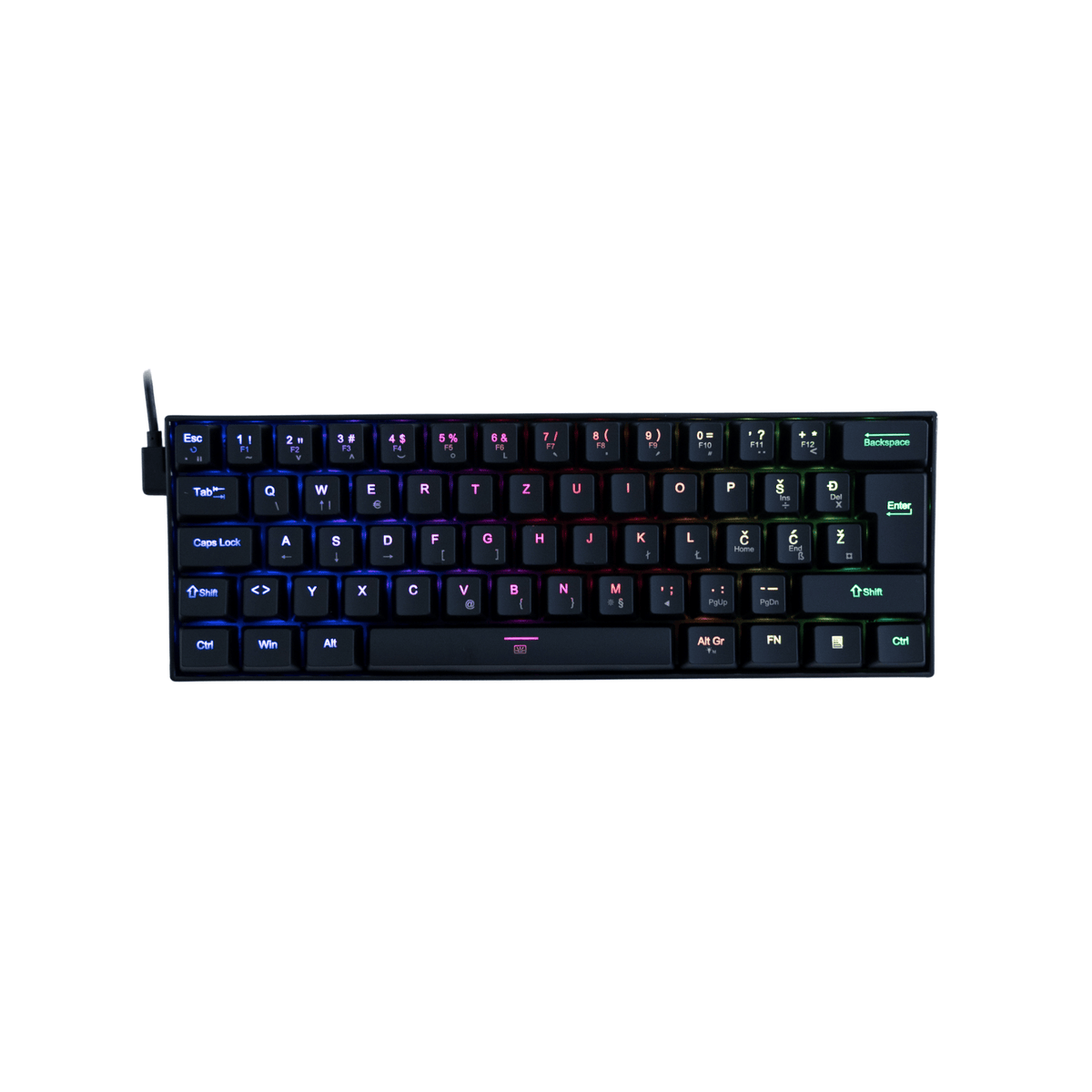 REDRAGON DRAGONBORN K630 RGB MEHANSKA TIPKOVNICA SLO/CRO 6950376730992