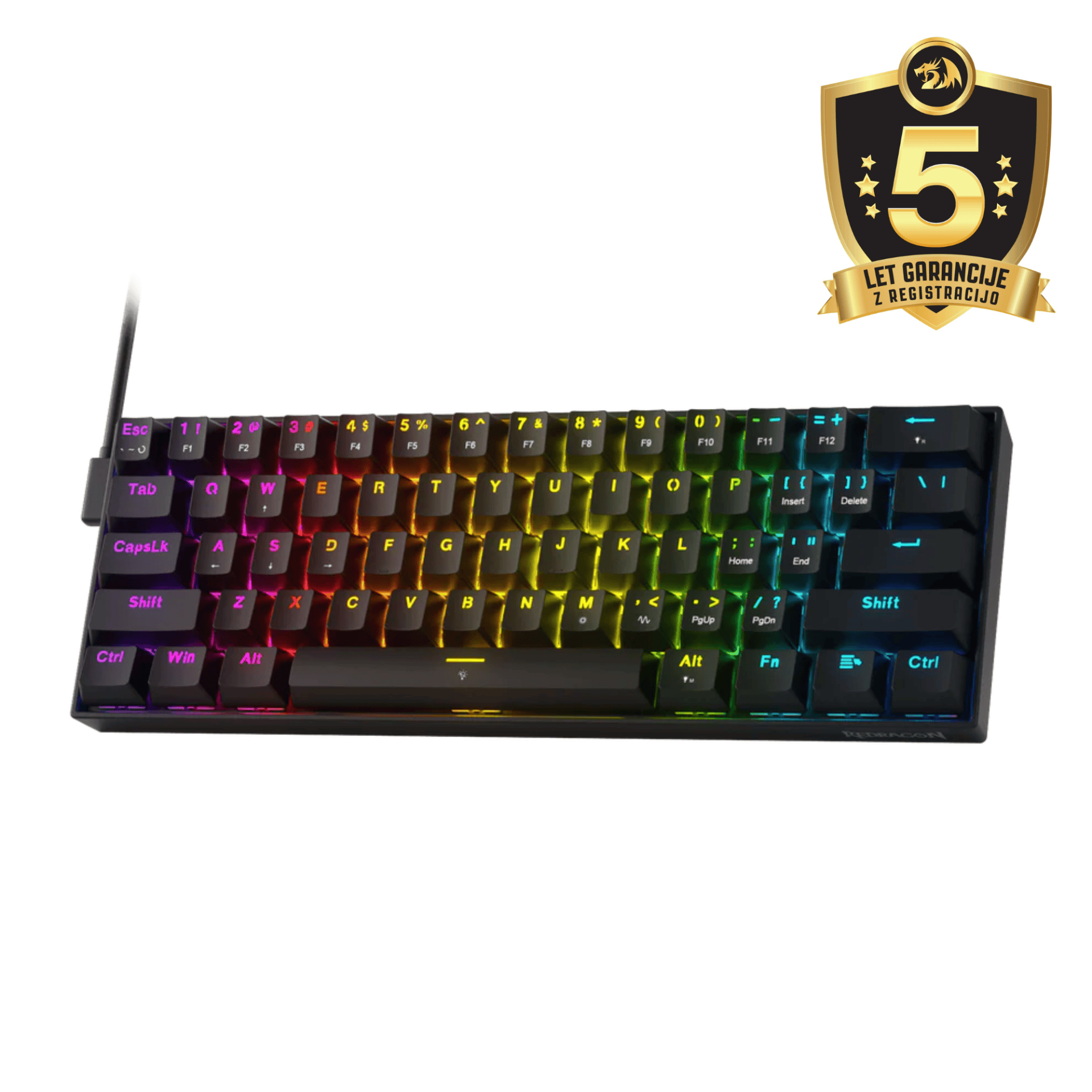 REDRAGON FIZZ MAGNETIC K617RGB-M ŽIČNA TIPKOVNICA 6950376732224