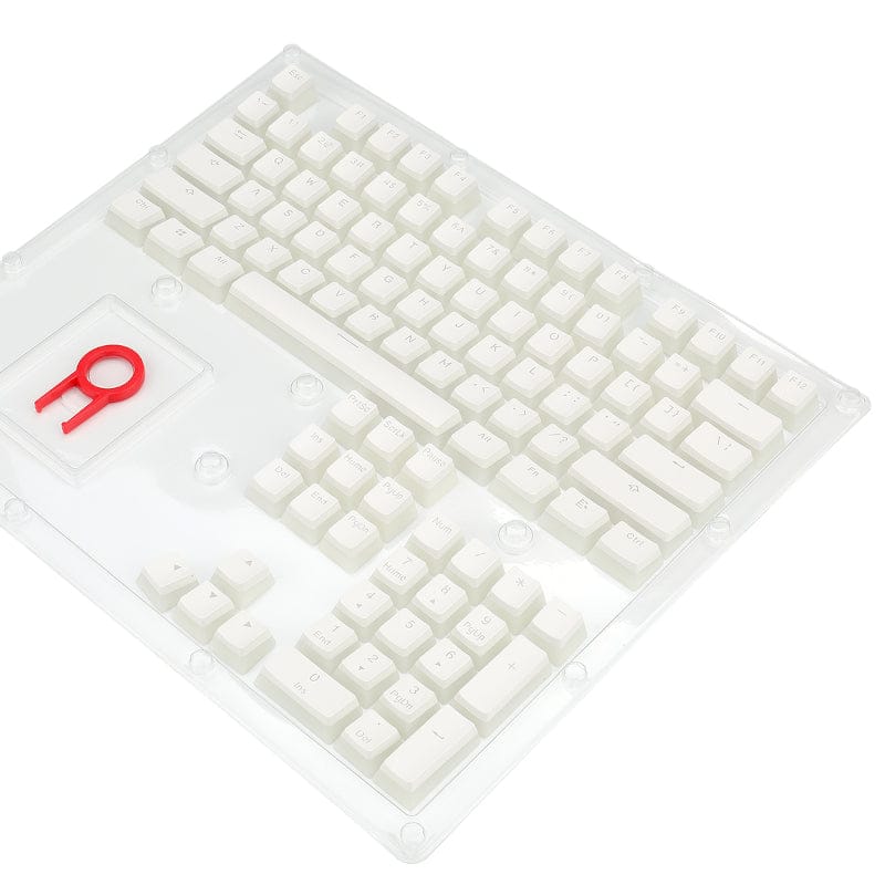 REDRAGON SCARAB A130 POKROVČKI TIPK, DVOJNO BRIZGANE, BELE 6950376705082