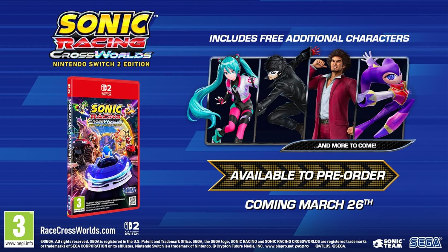 Sonic Racing: Crossworlds (Nintendo Switch 2) 5055277057481