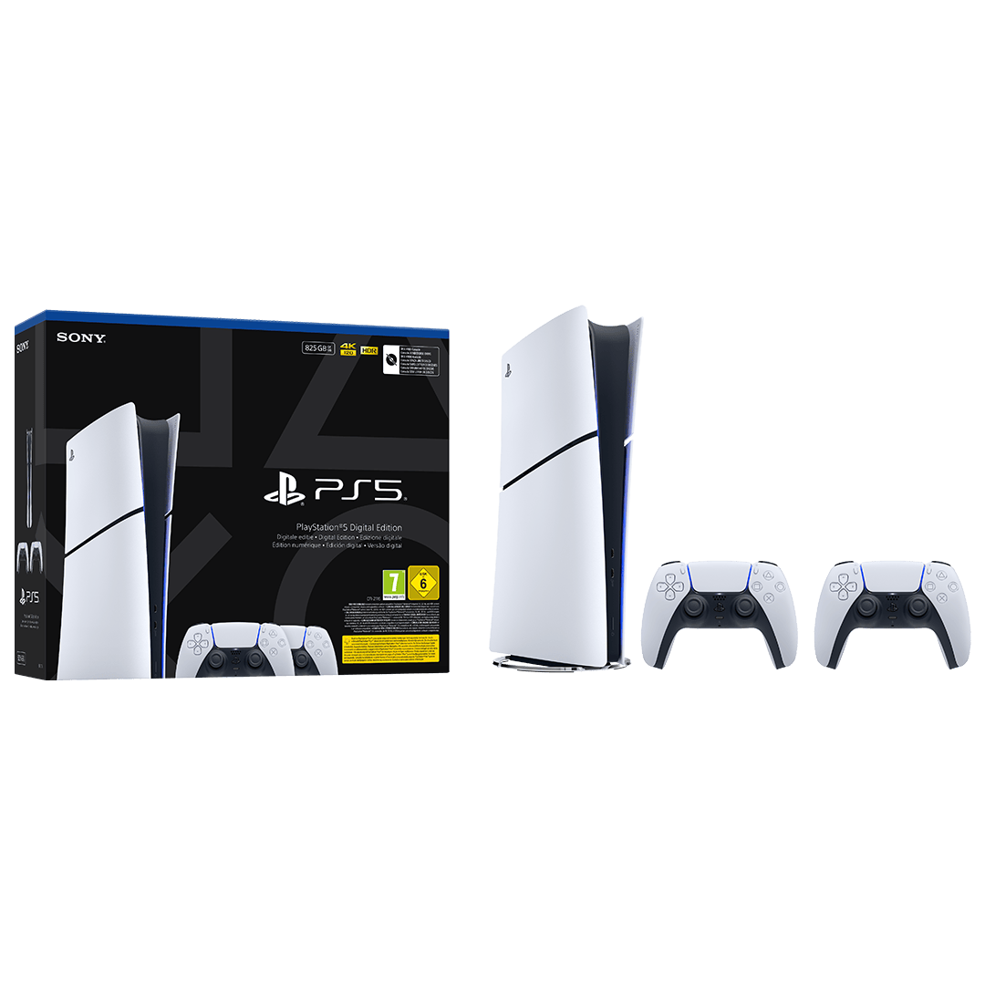 SONY PlayStation 5 digital 825GB + DualSense White 711719022329