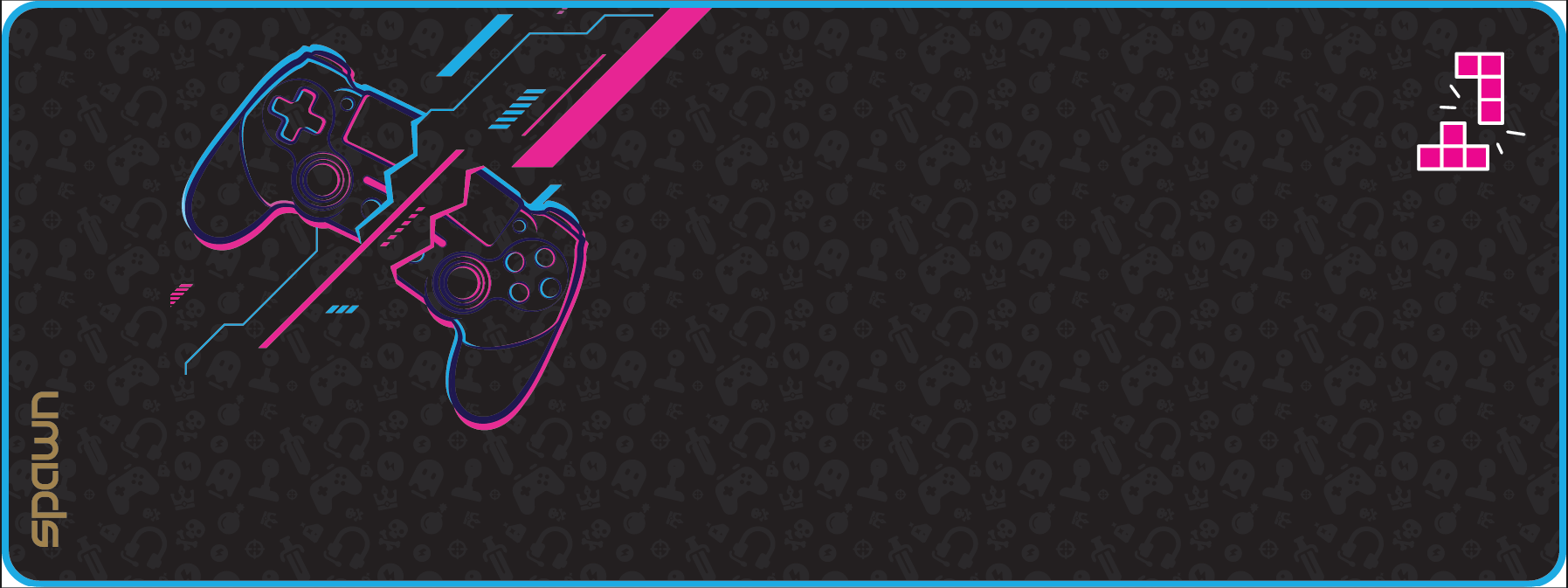 SPAWN NEON GAMER podloga za miško - XL 8605042624409