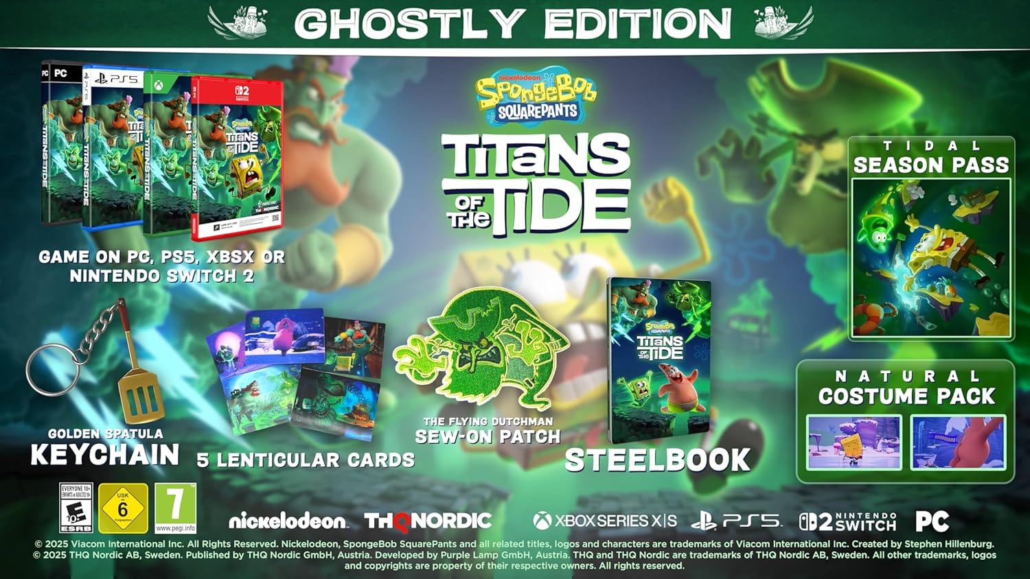 SpongeBob SquarePants: Titans Of The Tide - Ghostly Edition (Playstation 5) 9120131603367