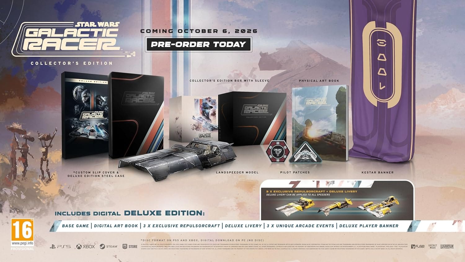 Star Wars: Galactic Racer - Collectors Edition (Playstation 5) 4020628541408