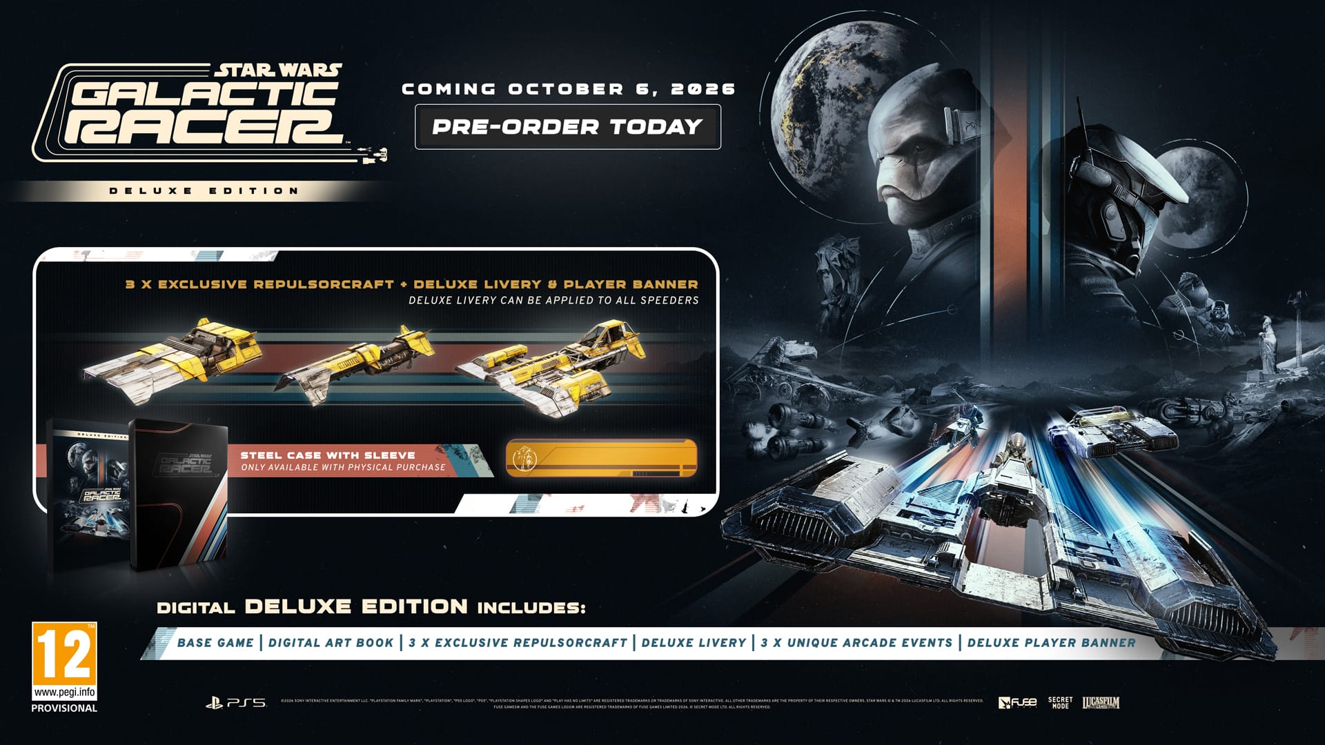 Star Wars: Galactic Racer - Deluxe Edition (Playstation 5) 4020628541446
