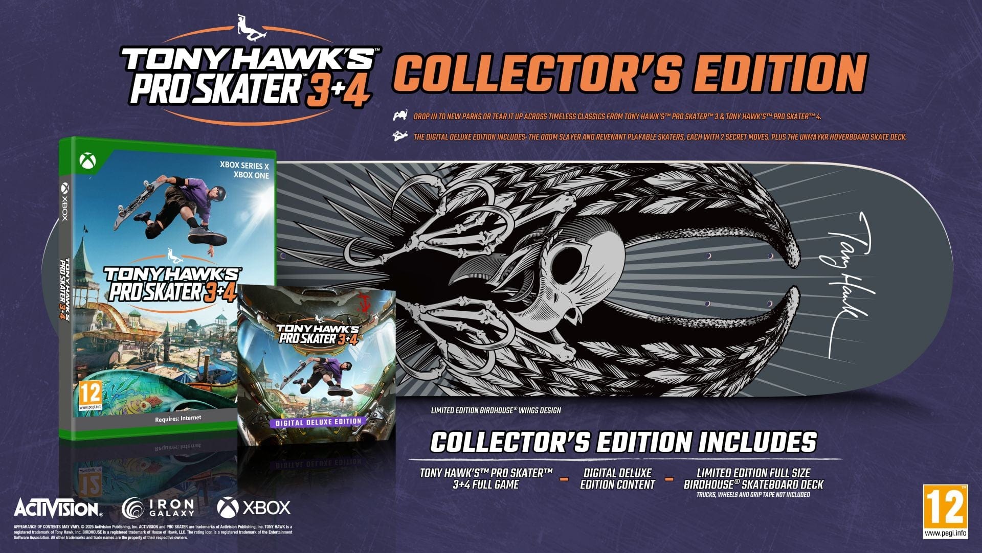 Tony Hawk's Pro Skater 3&4 - Collector’s Edition (XBSX) 196388568086