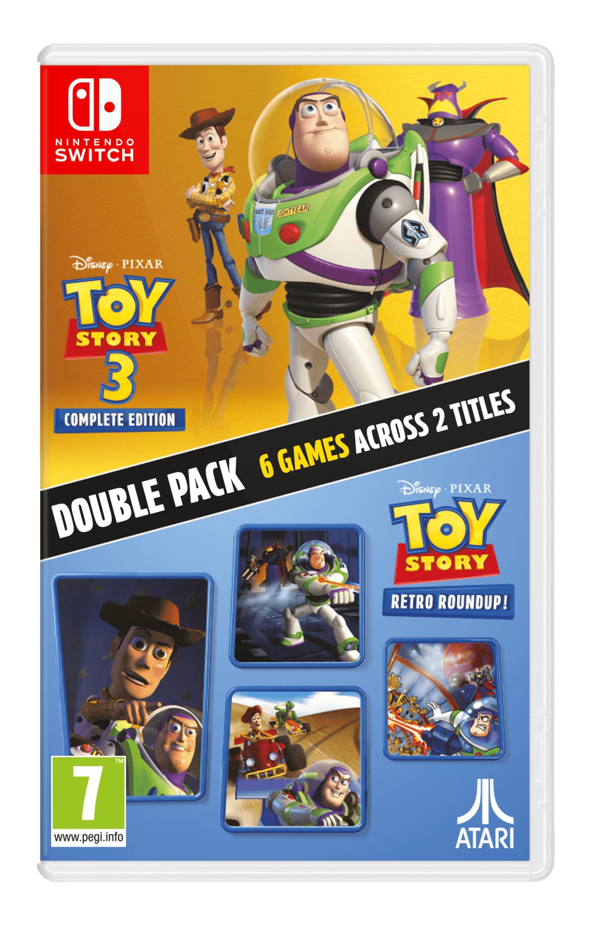 Toy Story: Retro Roundup! + Toy Story 3 Complete Edition Double Pack (Nintendo Switch) 5056635623386