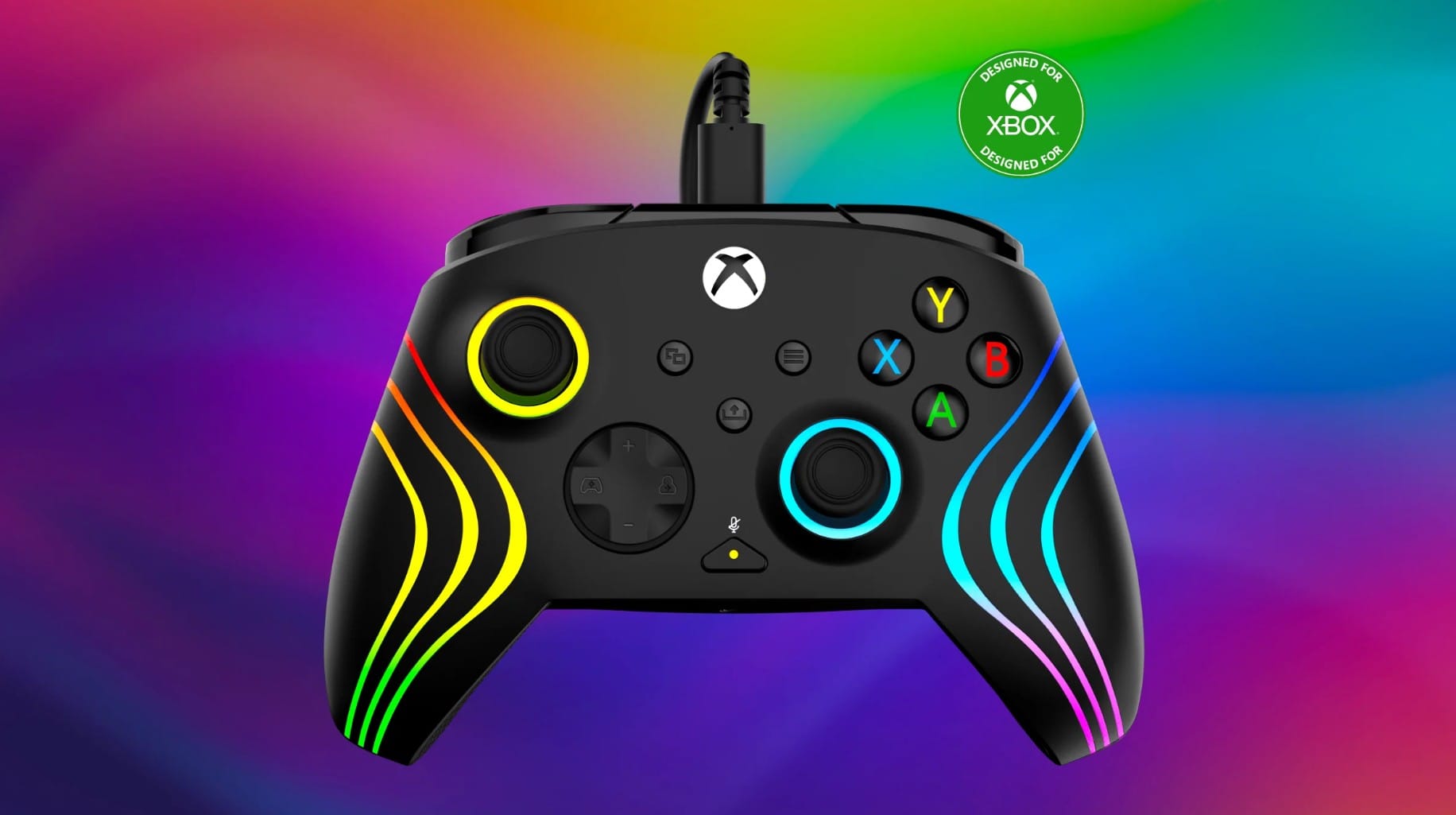 TURTLE BEACH XBOX AFTERGLOW WAVE žični kontroler črne barve 840454400069