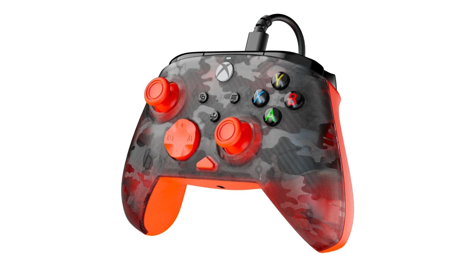 TURTLE BEACH XBOX REMATCH ŽIČNI KONTROLER CAMO ČRNO ORANŽNE BARVE 840454400038
