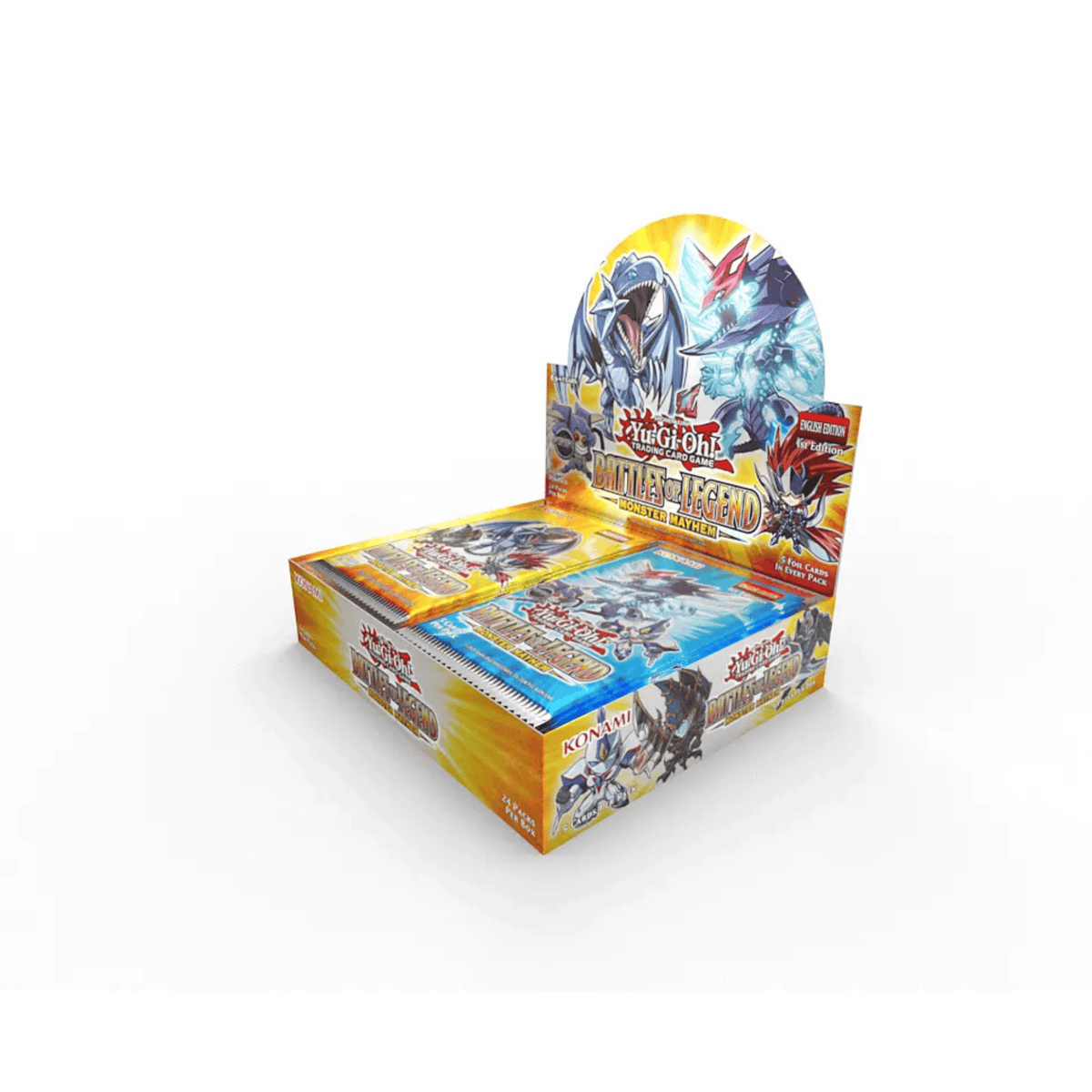 YU-GI-OH! TCG: BATTLES OF LEGEND: MONSTER MAYHEM - BOOSTER DISPLAY (24 paketkov) 4012927191996