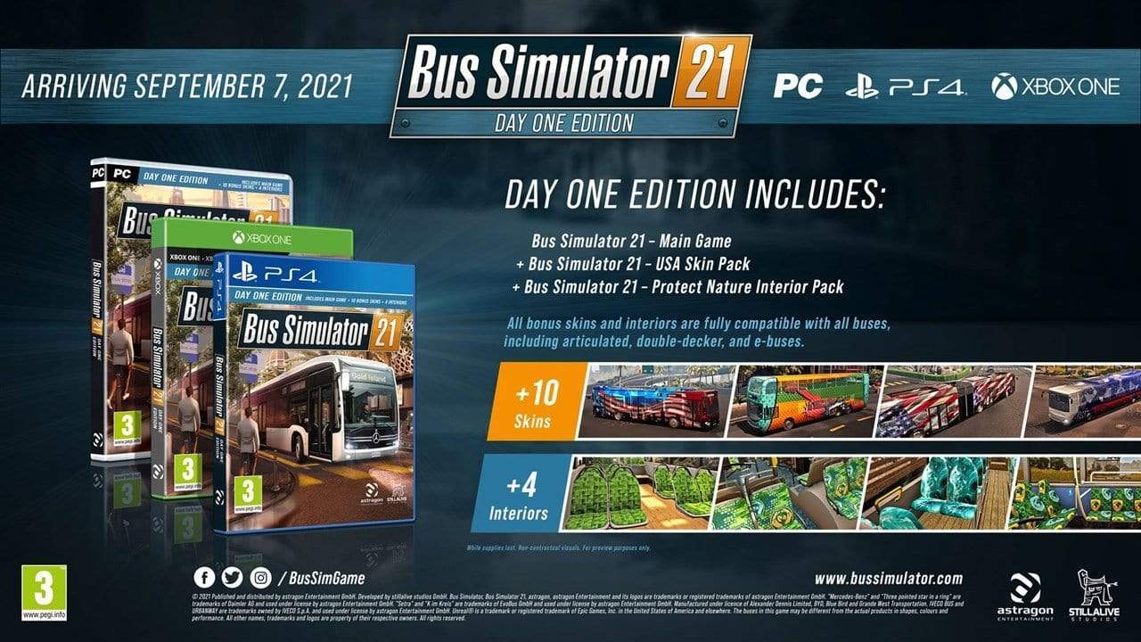 Bus Simulator 21 - Day One Edition (Xbox One) 4041417850525