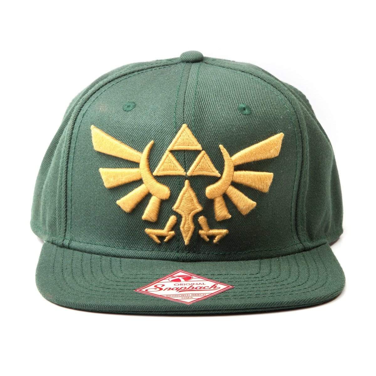 DIFUZED ZELDA - TWILIGHT PRINCESS, SNAPBACK WITH GOLDEN TRIFORCE LOGO 8718526021820
