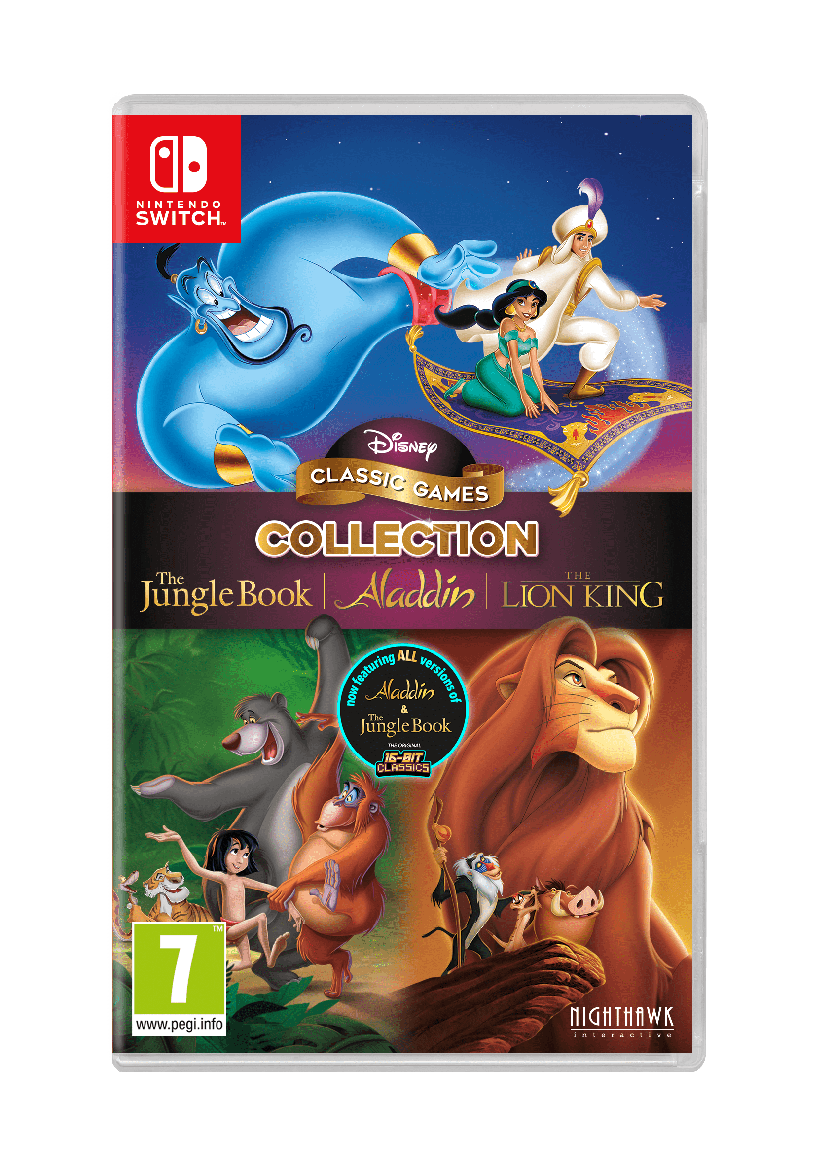 Disney Classic Games Collection: The Jungle Book, Aladdin, & The Lion King (Nintendo Switch) 5060760884697