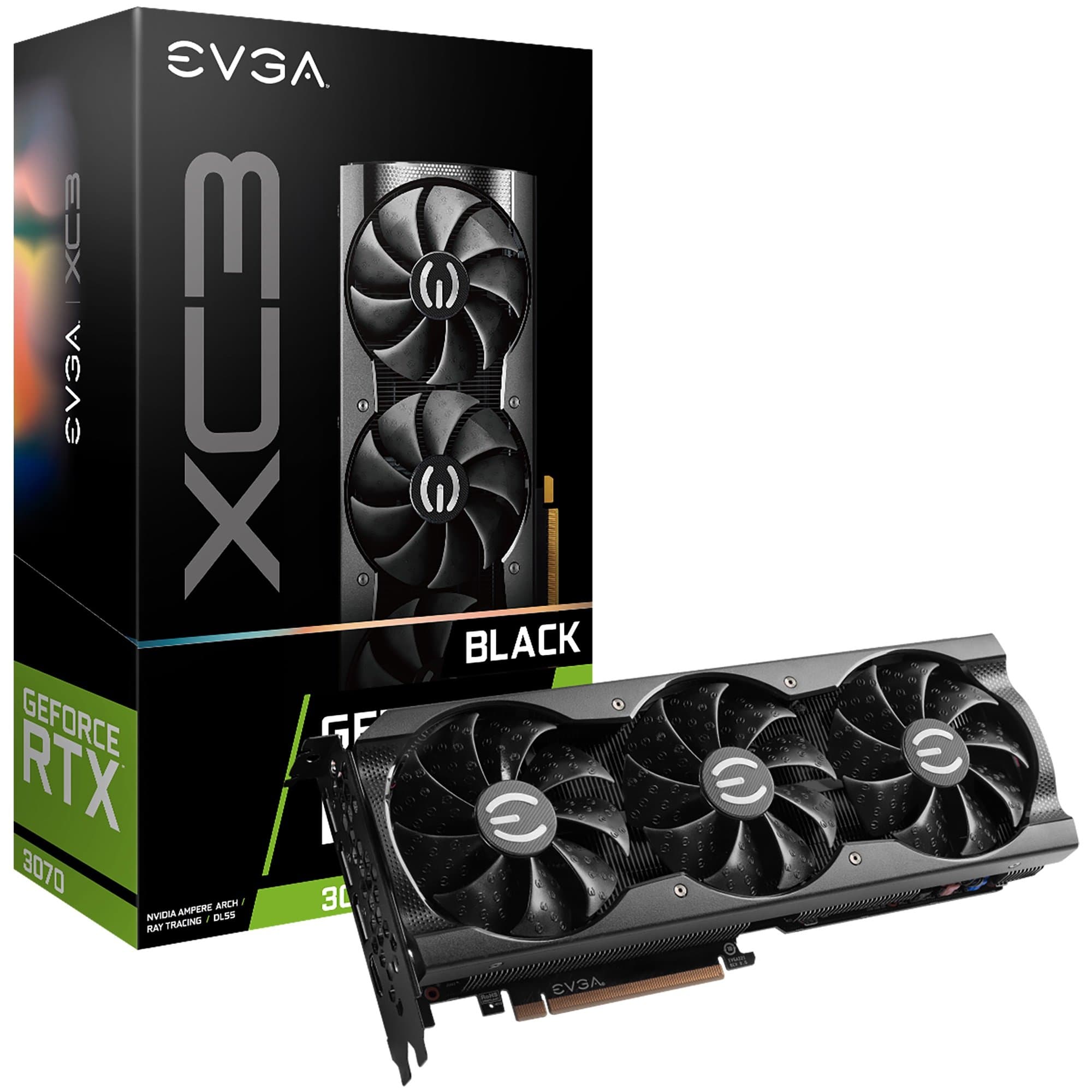 EVGA GEFORCE RTX 3070 XC3 BLACK GAMING grafična kartica 4250812438515