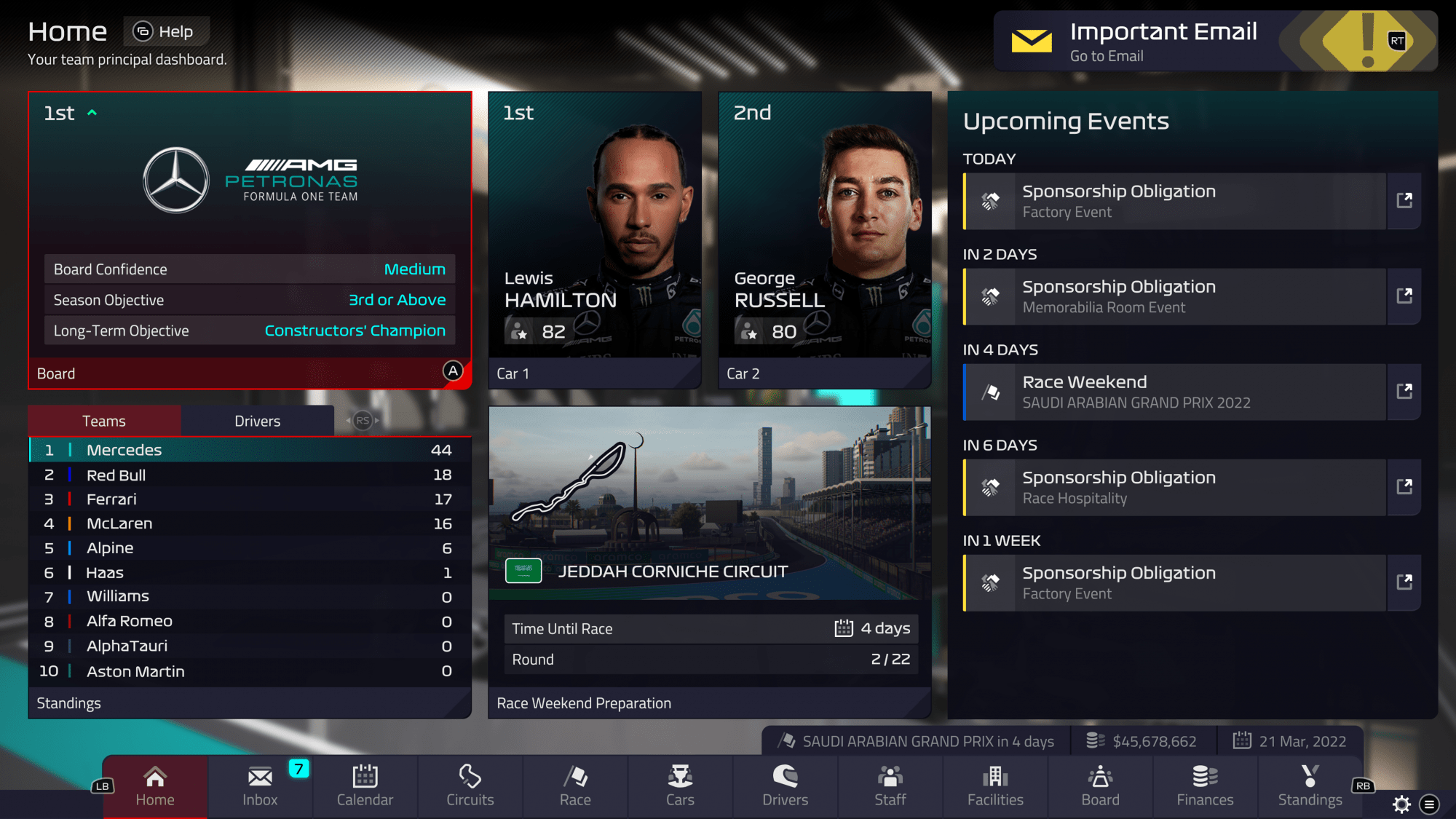 F1® Manager 2022 (Xbox Series X & Xbox One) 5056208816924