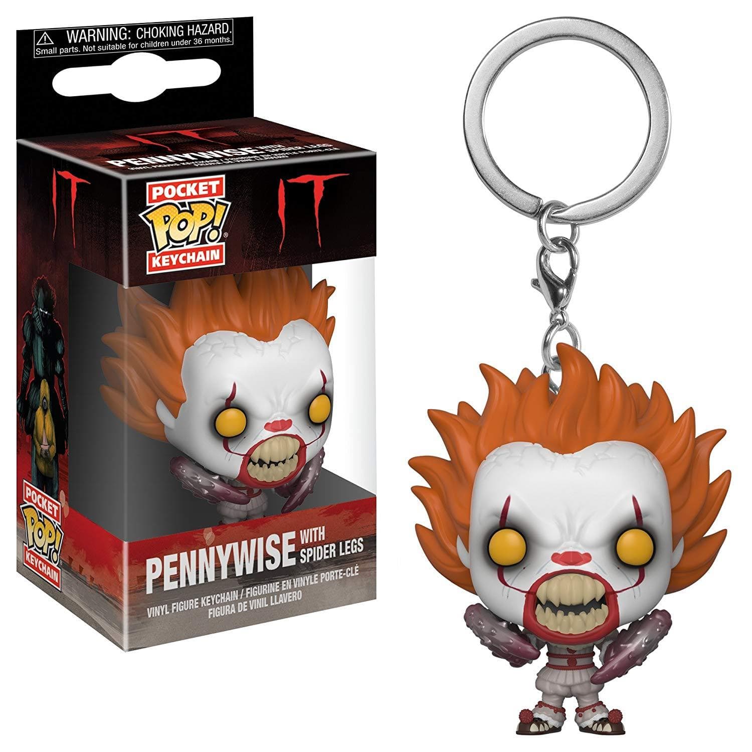 Figura FUNKO POCKET POP! KEYCHAIN: IT 2017: PENNYWISE (SPIDER LEGS) 889698318099