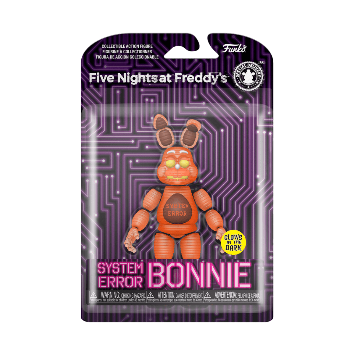 FUNKO ACTION FIGURE: FNAF S7- SYSTEM ERROR BONNIE(GW) 889698596855