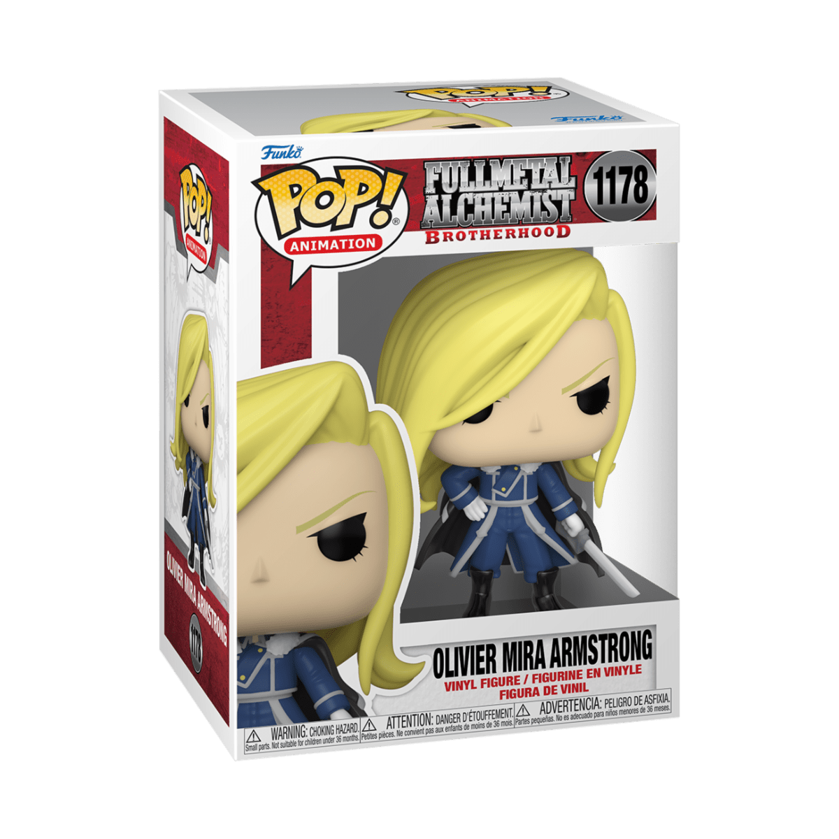 FUNKO POP ANIMATION: FMA:B- OLIVIER A W/SWORD 889698577380