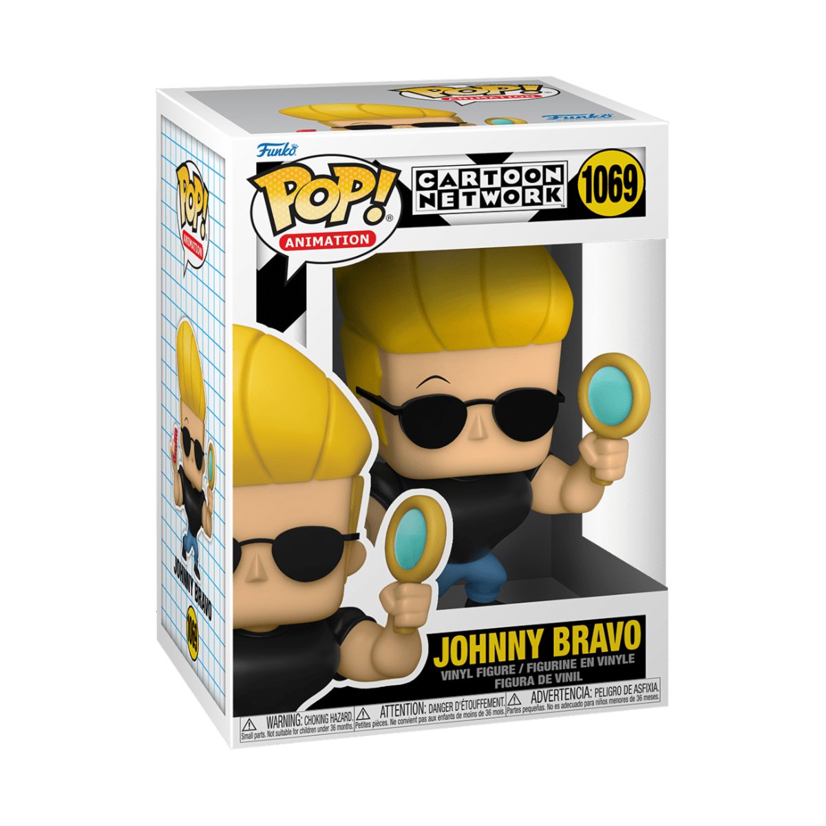 FUNKO POP ANIMATION: JOHNNY BRAVO- JOHNNY W/MIRROR & COMB 889698577892