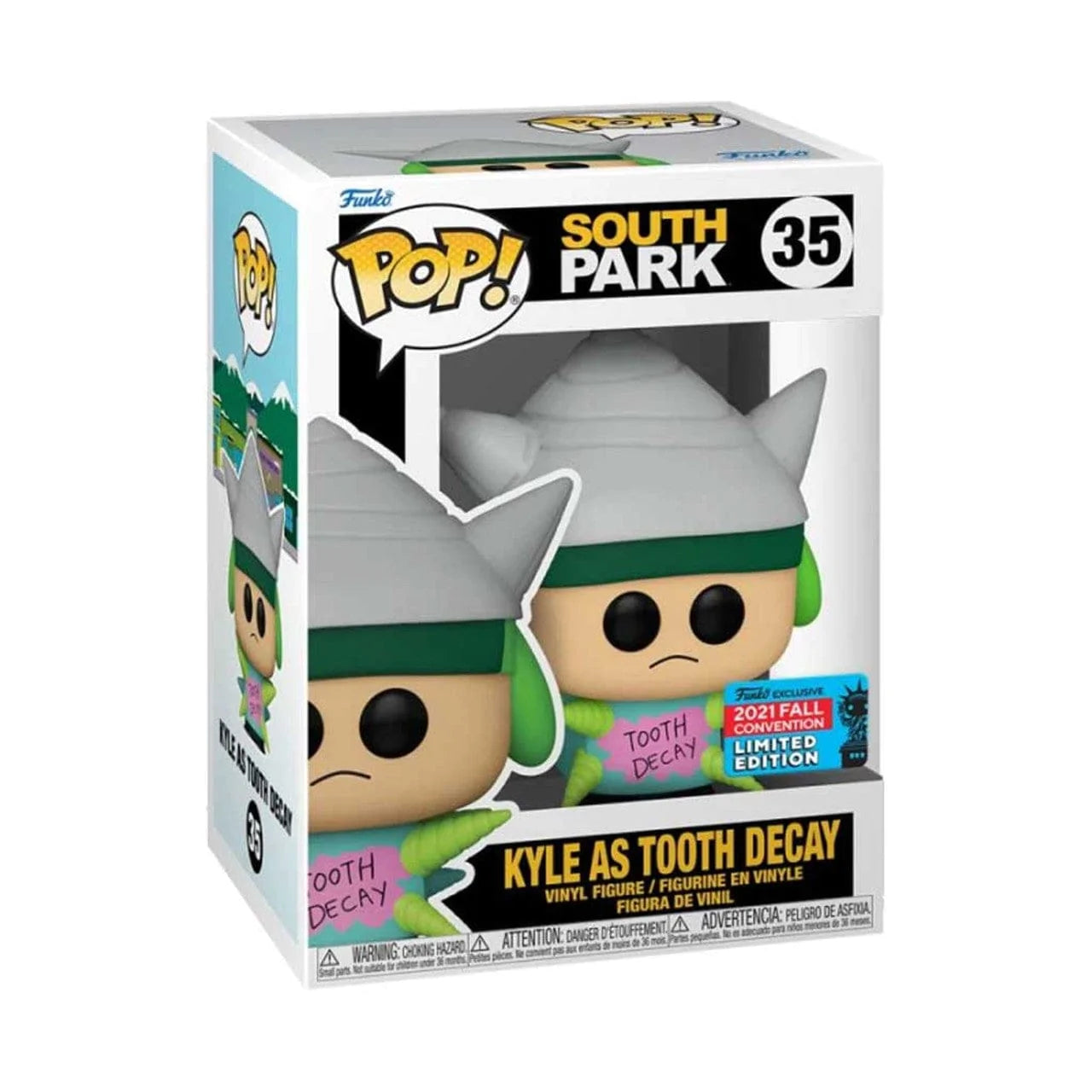 FUNKO POP! ANIMATION: SOUTH PARK - KYLE AS TOOTH DECAY (METALLIC)(EXCL.) 889698586238