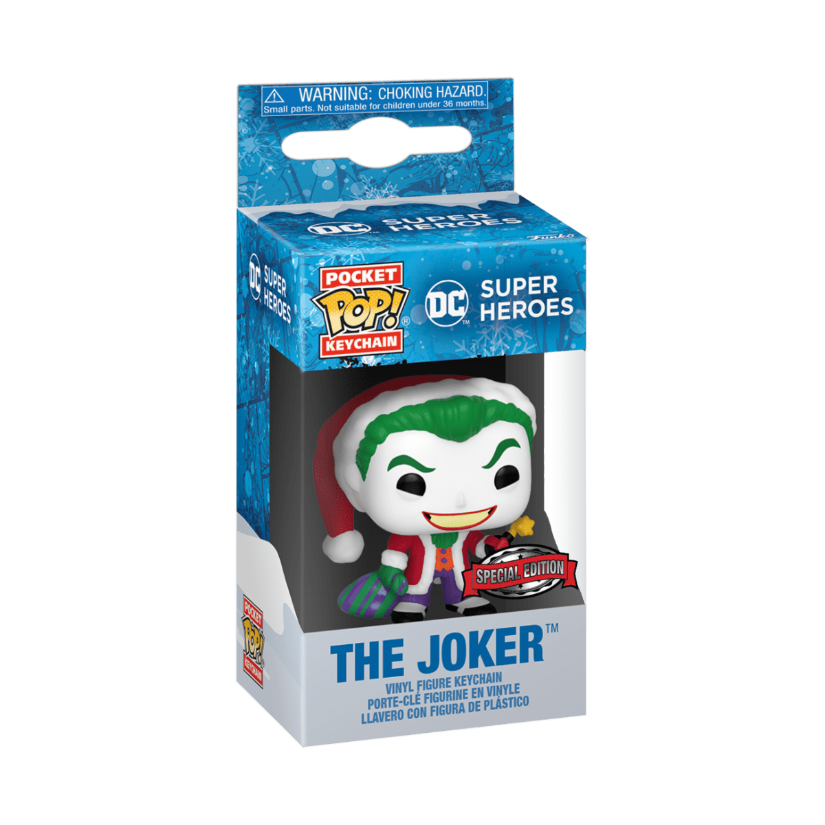 FUNKO POP KEYCHAIN: DC HOLIDAY- JOKER(WMT) 889698665957