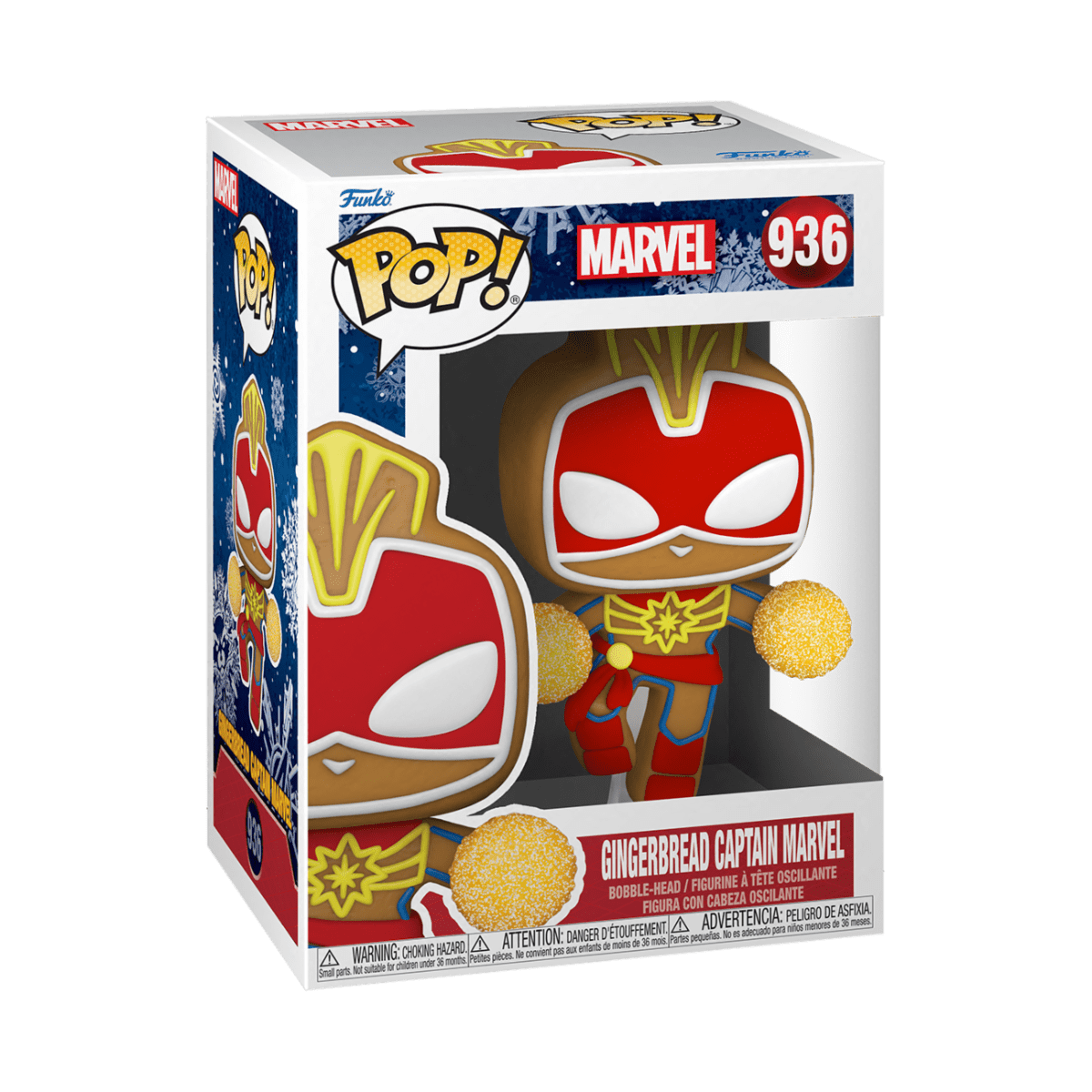 FUNKO POP MARVEL: HOLIDAY- CAPTAIN MARVEL 889698506618