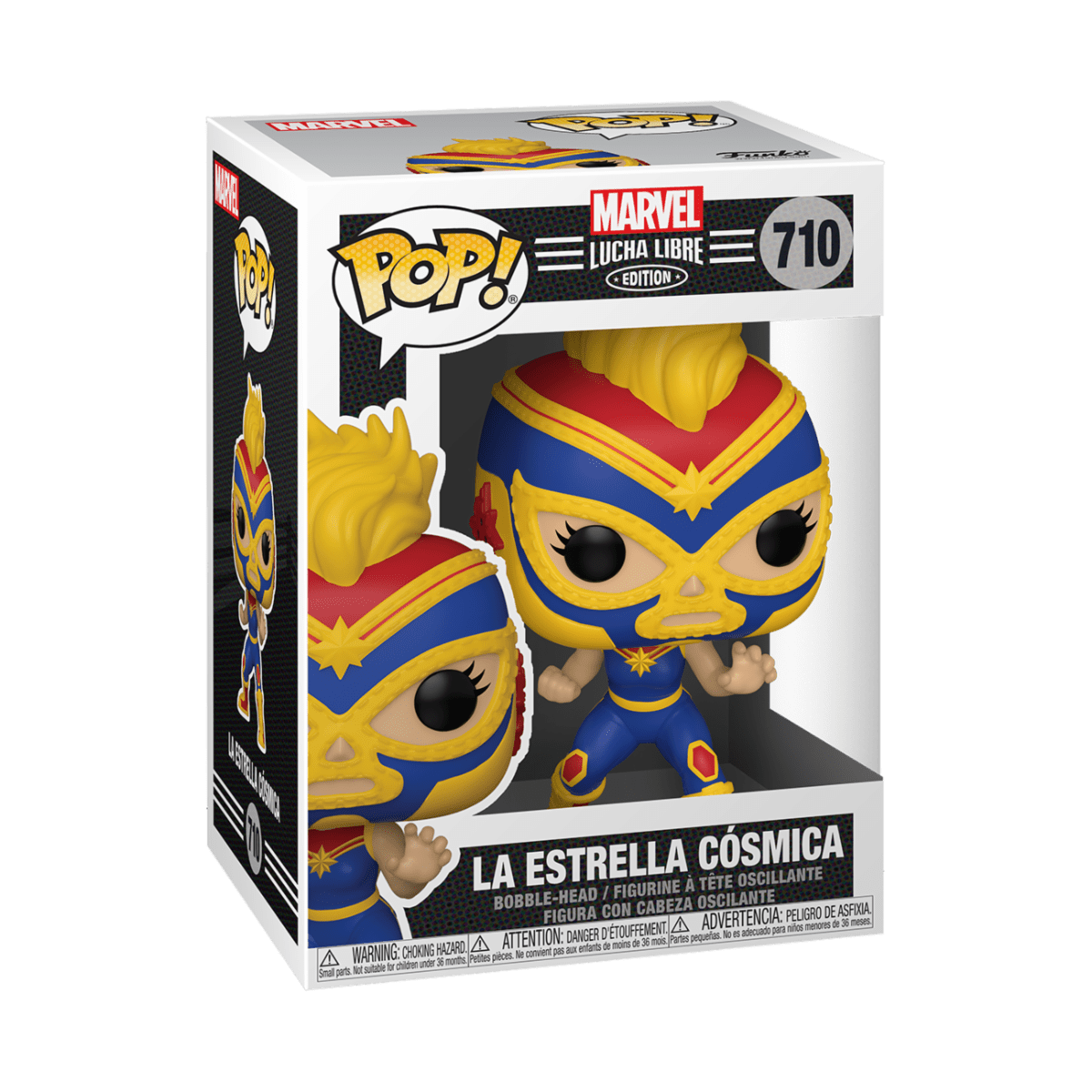 FUNKO POP MARVEL: LUCHA LIBRE - CAPTAIN MARVEL 889698538725
