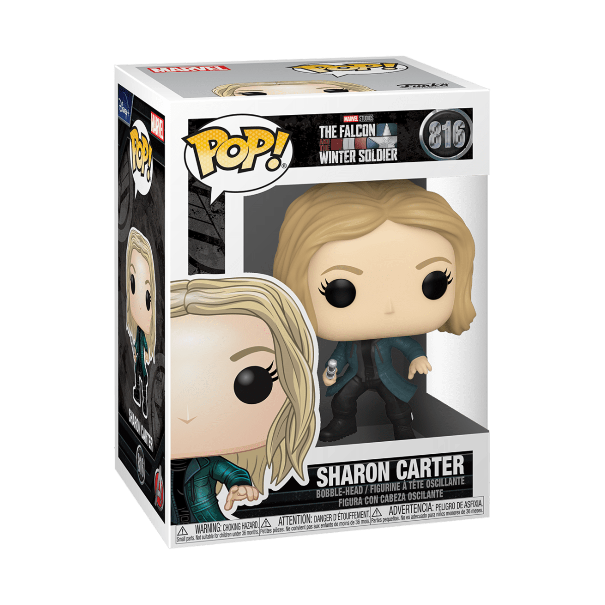 FUNKO POP MARVEL: THE FALCON & WINTER SOLDIER - SHARON CARTER 889698523714