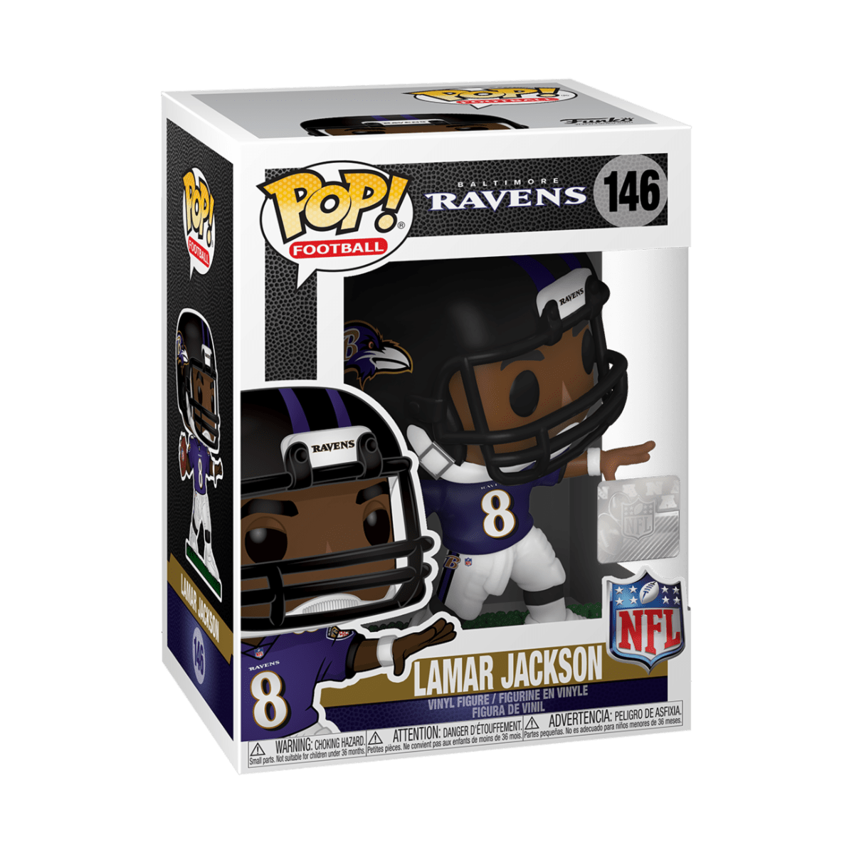 FUNKO POP NFL: BALTIMORE RAVENS -LAMAR JACKSON 889698509763