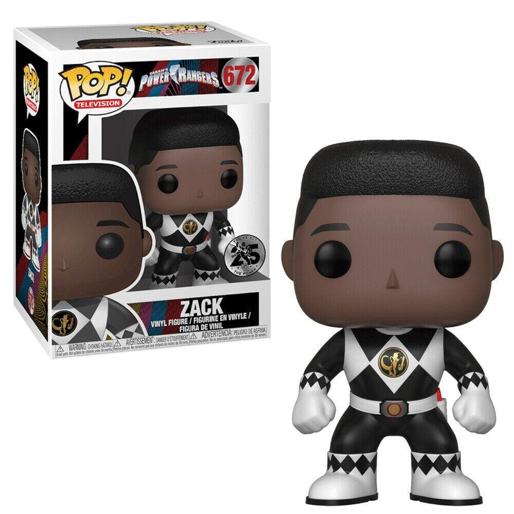 FUNKO POP POWER RANGERS: ZACK BLACK RANGER 889698328081