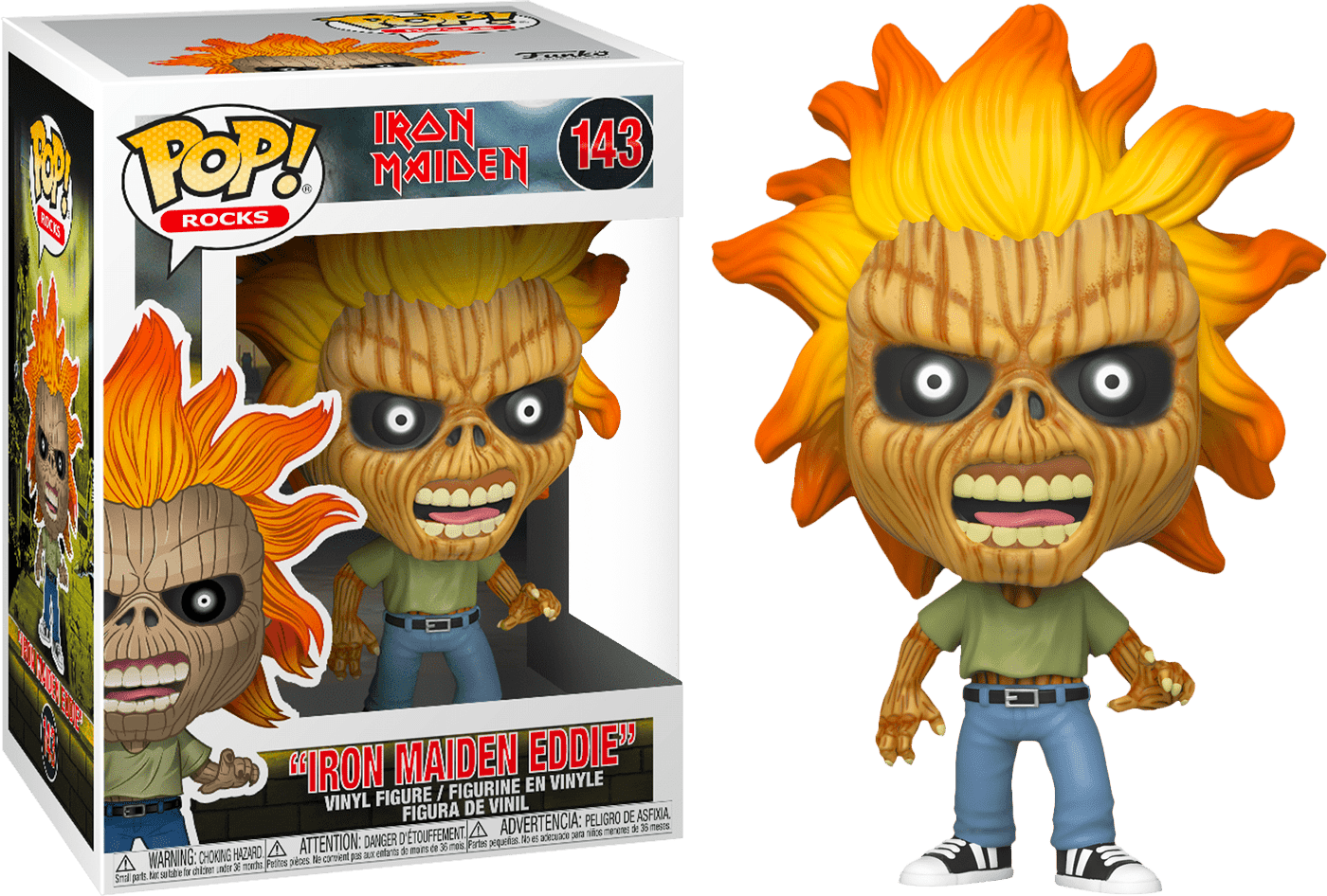 FUNKO POP ROCKS: IRON MAIDEN - IRON MAIDEN- (SKELETON EDDIE) 889698451215