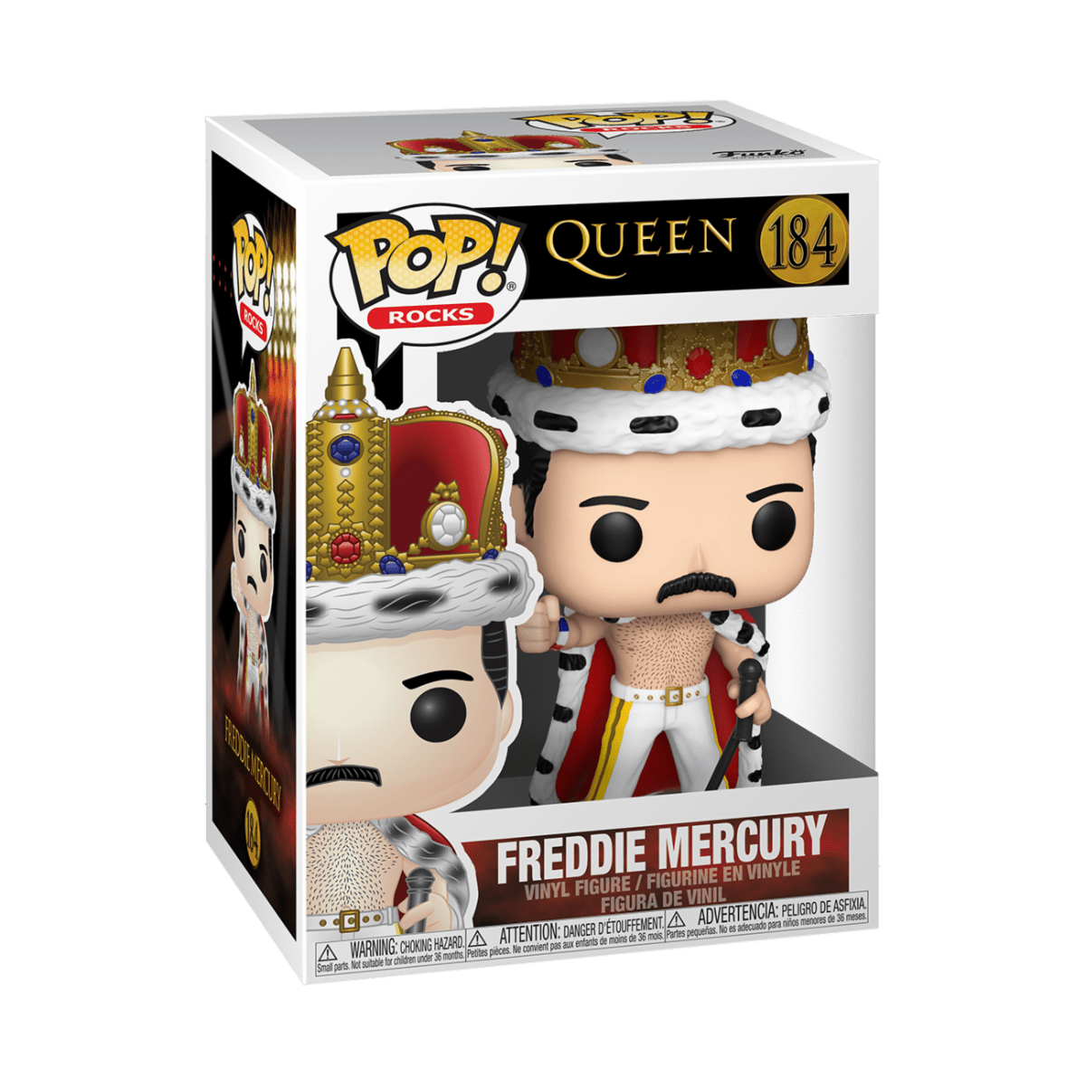FUNKO POP ROCKS: QUEEN - FREDDIE MERCURY KING 889698501491