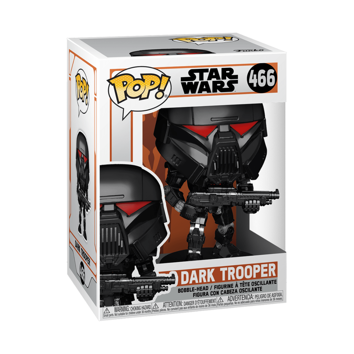 FUNKO POP STAR WARS: MANDALORIAN - DARK TROOPER (BATTLE) 889698582896