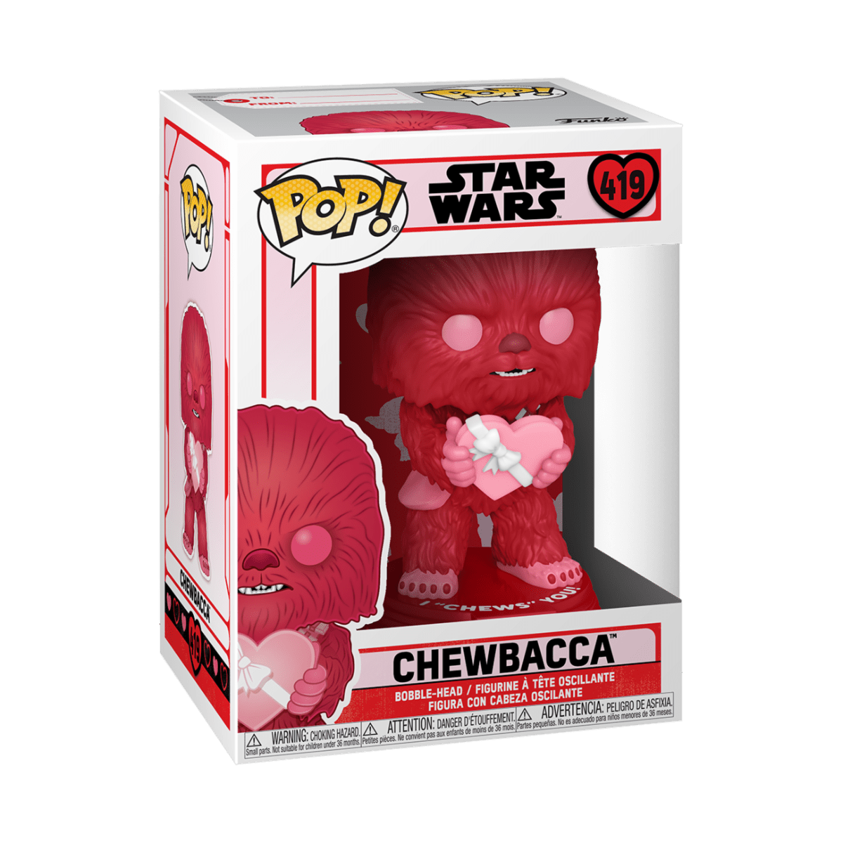 FUNKO POP STAR WARS: VALENTINES - CUPID CHEWBACCA 889698528719