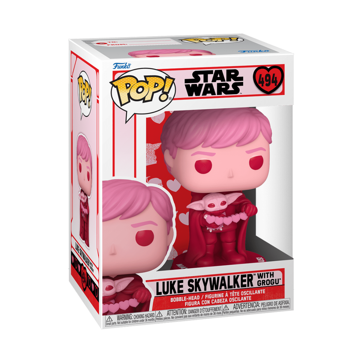 FUNKO POP STAR WARS: VALENTINES S2 - LUKE & GROGU 889698601252