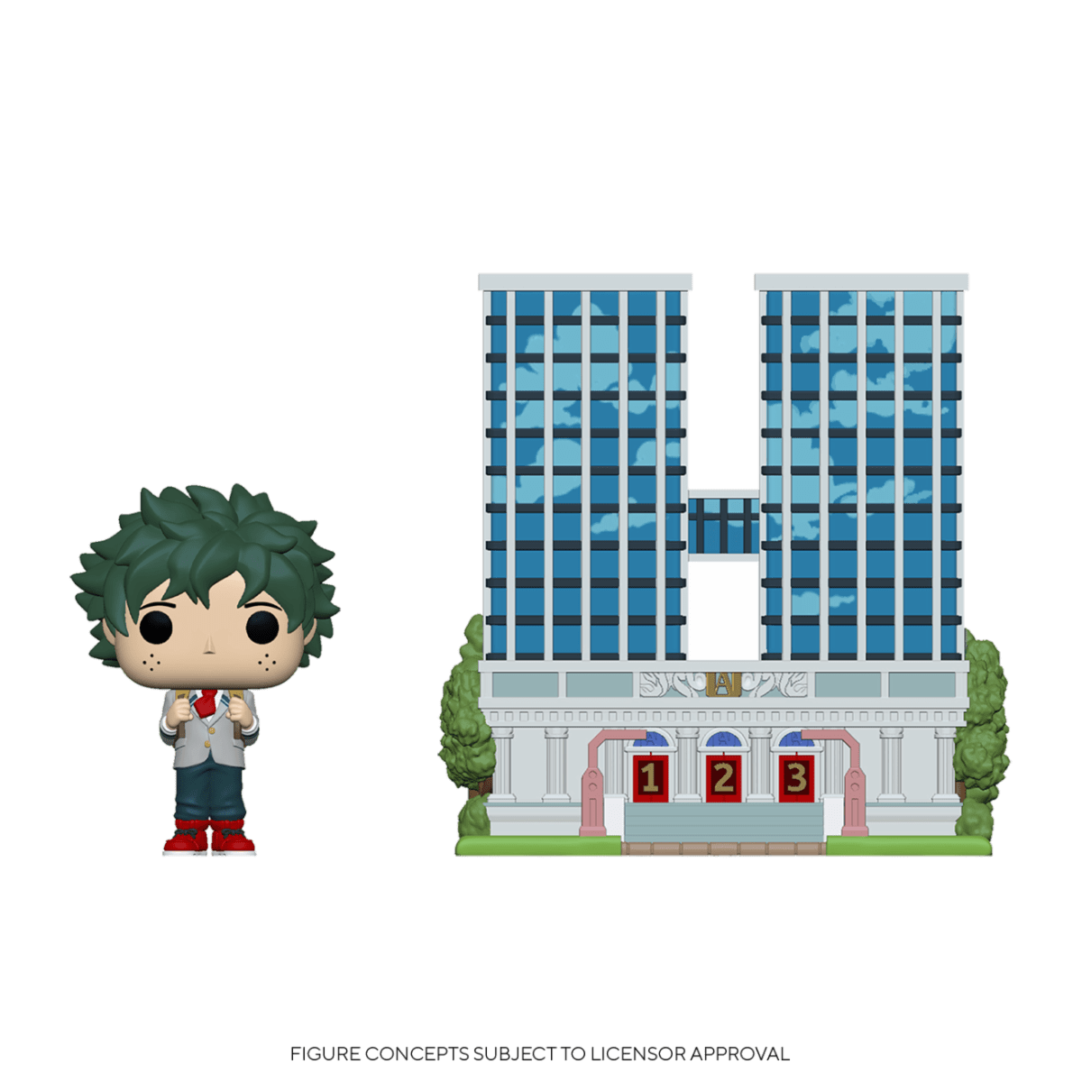 FUNKO POP TOWN: MHA - U.A. HIGH SCHOOL W/ DEKU IN UNIFORM 889698481687