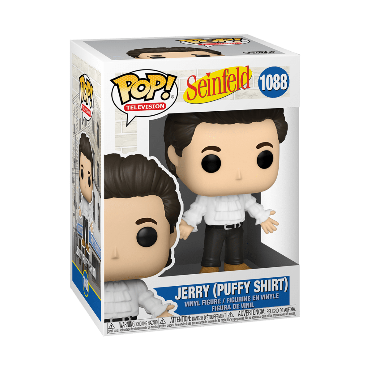FUNKO POP TV: SEINFELD - JERRY W/PUFFY SHIRT 889698546829
