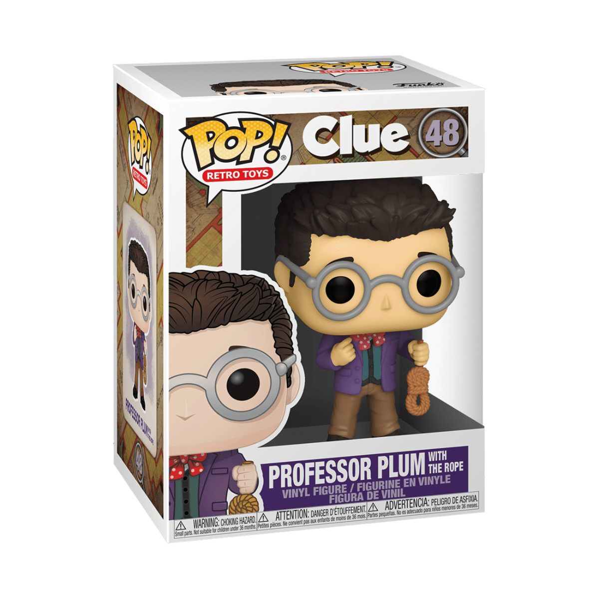 FUNKO POP VINYL: CLUE - PROFESSOR PLUM W/ROPE 889698514507
